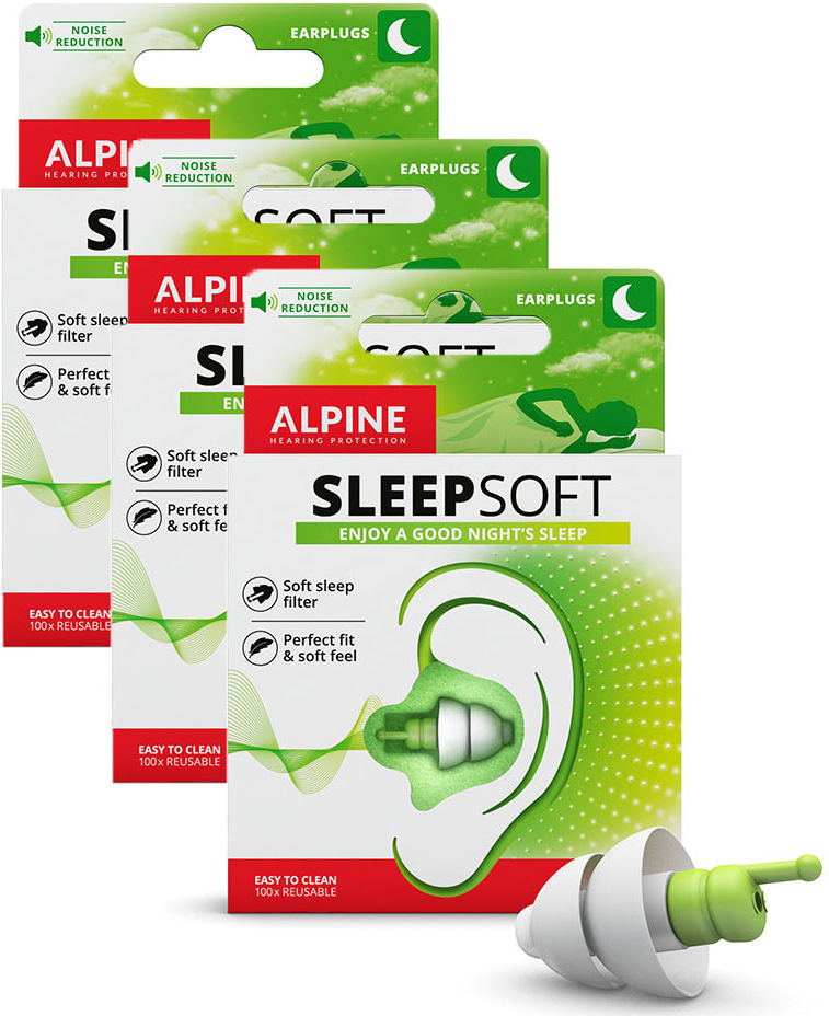 Alpine Sleepsoft špunty do uší na spaní 3 páry od 950 Kč - Heureka.cz