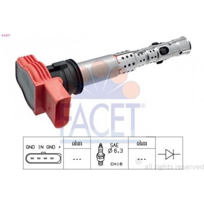 Zapalovací cívka FACET 9.6327 – Zboží Mobilmania