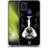 Pouzdro a kryt na mobilní telefon Samsung Pouzdro Head Case Samsung Galaxy A21s ILUSTROVANÝ BULDOČEK