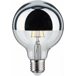 Paulmann 28673 LED žárovka hlava zrcadlo stříbrné vlákno G95 6,5W žárovka E27 – Hledejceny.cz
