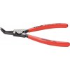 Kleště kulaté KNIPEX - Kleště na pojistné kroužky Ø 19-60mm - vnější, zahnuté - 185mm (4631A22)