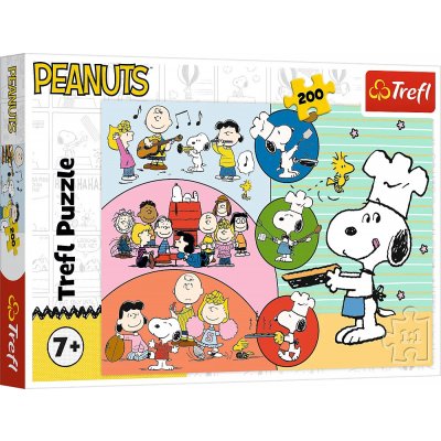 TREFL Snoopy a přátelé 200 dílků – Hledejceny.cz