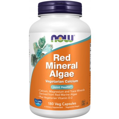 Now Foods Red Mineral Algae 180 veg kapslí – Hledejceny.cz