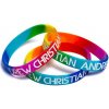 Andrew Christian Pride Rainbow Wristband silikonový náramek