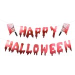 PartyDeco Banner Happy Halloween ORANŽOVÝ 2 1 m – Sleviste.cz
