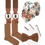 Bubibubi sada Sedona s kravatou a motýlkem hnědá – Zboží Dáma Bubibubi sada Sedona s kravatou a motýlkem hnědá – Zboží Dáma