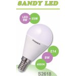 Sandy LED žárovka LED E14 B45 S2618 8W 4000K neutrální bílá – Hledejceny.cz