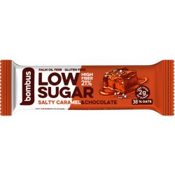 Bombus Tyčinka Low sugar slaný karamel a čokoláda 40 g