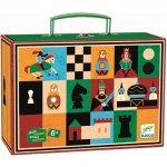 Malované šachy šachy a dáma v kufříku – Zboží Dáma