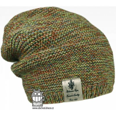 Dráče Kugo Pletená čepice Colors 34 zelená melír – Hledejceny.cz