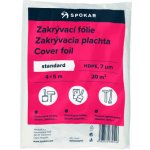 SPOKAR Zakrývací folie STANDARD HDPE 7 µm, 4 x 5 m – Hledejceny.cz