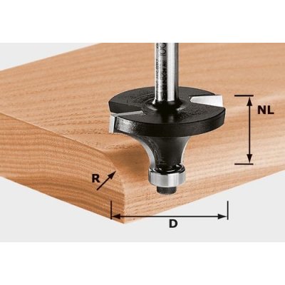 Zaoblovací fréza HW FESTOOL HW S8 D25,5/R6,35 KL 491013 491013 – Hledejceny.cz