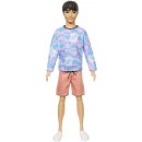 Mattel Barbie Fashionistas Ken s modrým a růžovým svetříkem