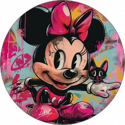 Jedlý papír Minnie a koťátko 19,5 cm - Pictu Hap – Hledejceny.cz