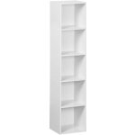 Casa Selección Cube knihovna bílá 30x24x132 cm – Zboží Dáma