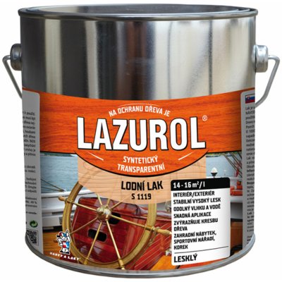 Lazurol S1119 2,5 l bezbarvý matný – Zboží Mobilmania