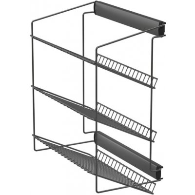 In-Design Úložný třípatrový koš Barva koše: antracitová