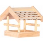 Garden & Fun Krmítko pro ptáčky 22 x 21,5 x 20 cm dřevěné – Hledejceny.cz