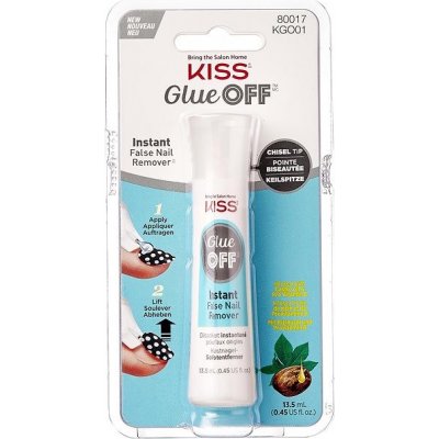 Kiss Glue Off odlakovač nehtů 13,5 ml – Sleviste.cz
