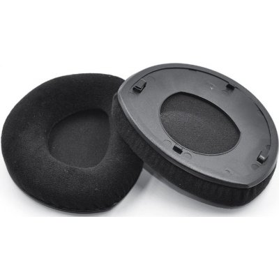 eses náušníky pro sluchátka Sennheiser HDR160 170 180 a RS160 170 180 černé semišové – Zboží Živě