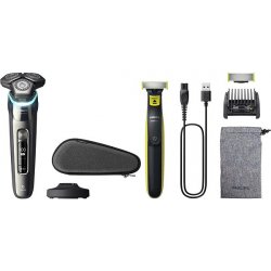 Holicí strojek Philips Series 9000 Wet & Dry S9974/35 + Philips OneBlade QP2724/30