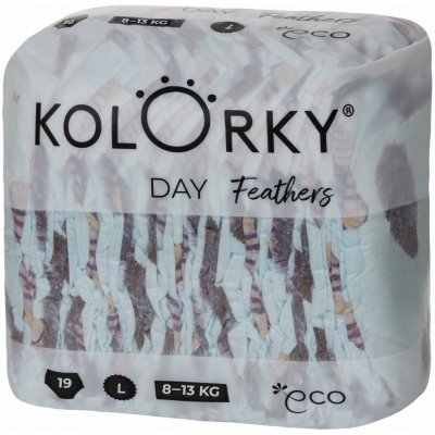 KOLORKY DAY déšť a duhy L 8-13 kg 19 ks – Zboží Dáma