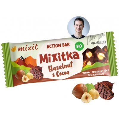 MIXIT Mixitka Adama Ondry lískový oříšek a kakao BIO 34 g – Zboží Dáma