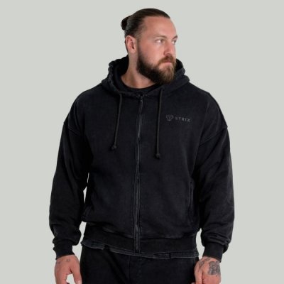 STRIX Mikina Zip Washed Black – Zbozi.Blesk.cz