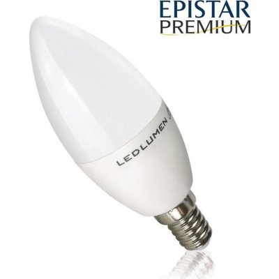 Ledlumen LED žárovka PREMIUM 8W 15x2835 E14 806lm TEPLÁ BÍLÁ