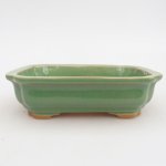 E-bonsai keramická bonsai miska 14 x 11 x 4 cm zelená – Zboží Dáma