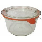 Weck sklenice zavařovací + víčko těsnění 2 spony 370ml – Zboží Dáma