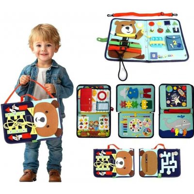 2Kids Toys Senzorická busy kniha Medvídek – Zboží Mobilmania