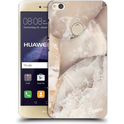 Pouzdro Picasee silikonové Huawei P9 Lite 2017 - Cream marble čiré – Zboží Mobilmania
