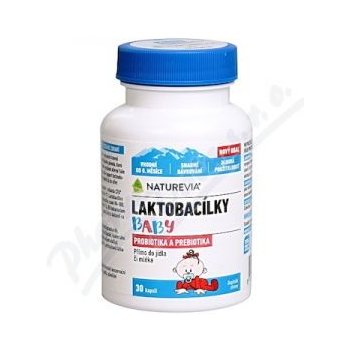 Swiss NatureVia Laktobacily baby 30 kapslí