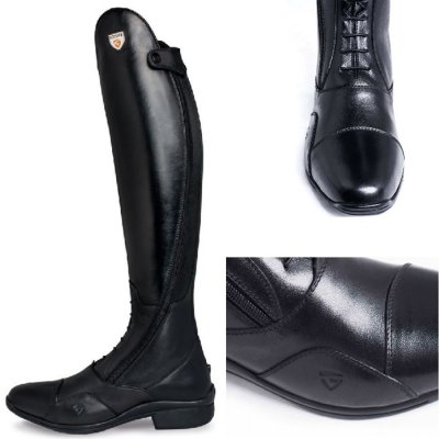 Schockemöhle Jezdecké boty kožené Tonics JUPITER AST černá – Zboží Dáma