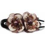 Spona na vlasy s květy Barva: světle fialová – Zboží Dáma