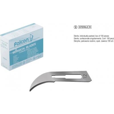 Falcon Medical Čepelka Skalpelová vel.12 100 ks – Hledejceny.cz