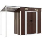 OMAXI 888862 277 x 107 x 181 cm hnědá – Zboží Dáma