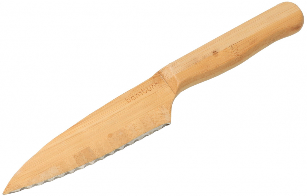Bambum Bambusový kuchyňský nůž s nerezovým ostřím 26 cm