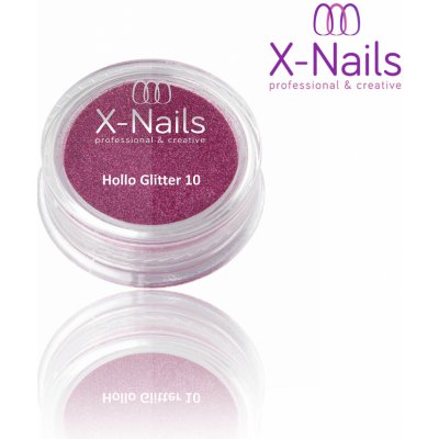 X Nails holografický zrcadlový pigment na nehty HOLO GLITTER MERMAID PURPLE – Hledejceny.cz