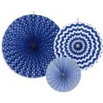 Závěsné rozety TMAVĚ MODRÉ – Zboží Mobilmania