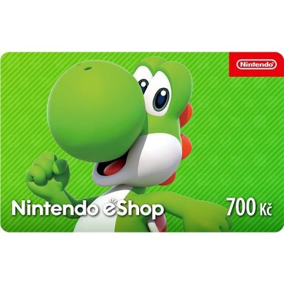 Nintendo dárkový poukaz 700Kč – Zboží Mobilmania