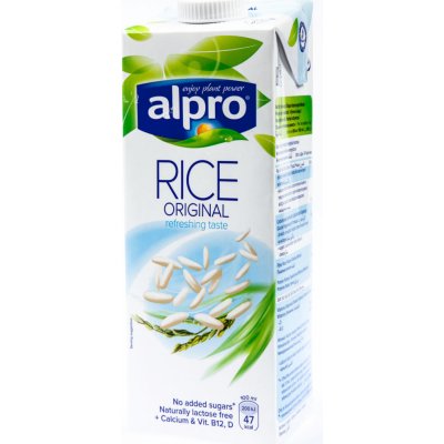 Alpro Rýžový nápoj Original 1 l – Zboží Mobilmania