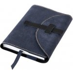 Variabilní kožený obal se sponou kůže černá semiš – Zboží Dáma