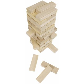 Goki Dřevěná věž Jenga natur