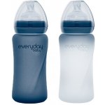 Everyday Baby Láhev sklo senzor blue berry 240ml – Zboží Dáma