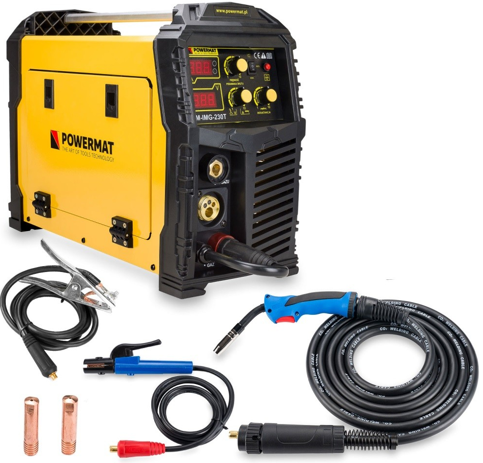 Powermat CO2 PM-IMG-230T MIG/FCAW/MMA/TIG 220V, 230A od 8 589 Kč -  Heureka.cz