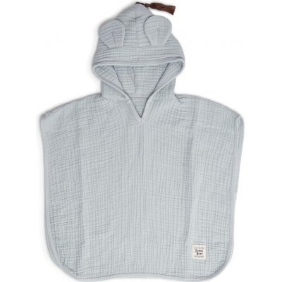 FUNNABABY Mušelínové pončo Dove Grey – Sleviste.cz