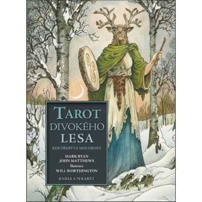 Tarot divokého lesa kde přebývá moudrost - Kniha + 78 karet