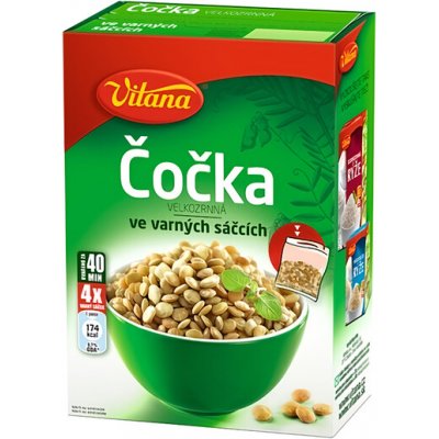 Vitana Čočka velkozrnná ve varných sačcích 4 x 120 g – Zboží Dáma